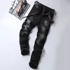 Новые осенние мужские черные винтажные джинсы Classic Style Fashion Cotton Strate Retural Fit Denim брюки мужской брюки 201123