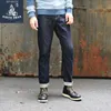 Saucezhan 314xx Men Selvedge Raw Denim Indigo Slim Fit Mens Jeans Brand 201117