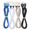 Nylon Braided Type C Charger Cables Micro USB 2.0 Sync Data Charging Cord 1m 2m 3m for Samsung LG Android Phone