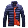 Men's Down Parkas E-Baihui Winter Jacket Men 2022 Moda Stand Collar Masculino Parka Mens Jaquetas e Coats Sólidos Man G022 Phin22