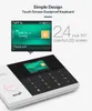 Freeshipping 433MHz iOS Android App Afstandsbediening LCD Touch Toetsenbord Draadloze WIFI SIM GSM RFID Home Inbraakbeveiliging Alarm Systeem Sensor