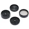 DHL free ashtrays 40mm 50mm 55mm 63mm 4 parts tobacco grinder herbal cnc tooth filter dry vaporizer pen 6 colors