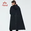Astrid Trench Part Женщины Капюшоны Плюс Размер Высококачественная Ветровка Мода Готический Длинный Свободный Подходит для всех Пальто B02 201028