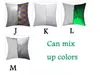 Sublimering Sequin Pillow Case Top Quality Shine Magic Pillowcover Dekoration Brett Tillämplighet för gåvor