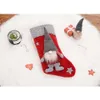 Christmas Stockings posiadacze z 3d Szwedzki Gnome Doll Xmas Drzewo Wiszące Wisiorek Kominek Ozdoby Wakacje Dekoracje Prezenty W-00431