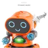 Mini Robot électrique Intelligent, marche, chant, danse, jouets, lumière Led, jouets éducatifs pour enfants, cadeau de noël