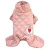 Abbigliamento invernale per cani Abbigliamento per ragazza Ragazzo Tuta Outfit Caldo costume per animali domestici Indumento Barboncino Pomerania Yorkshire Yorkie Y200917