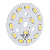 7W Round 5730 SMD 14 LEDs Super Bright LED Chip Light Lâmpada Lâmpada DC21-24V