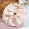 Oversize Scrunchies Satin Ponytail Rubber Bands Headwear For Women Fashion 20cm Hair Rope 2021 Hair Accessories