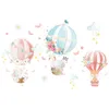 Cartoon-Ballon-Dekorationsaufkleber für Kinderzimmer, Schlafzimmer, Kindergarten, Tapete, kleiner Elefant, Wandaufkleber 220217