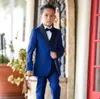 Formal Boy Wear Suits Dinner Tuxedos Royal Blue Little Children Groomsmen Kids For Wedding Party Evening Suit 2 pieces