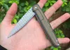 New Flipper Folding Knife VG10 Damascus Steel Blade Stainless Steel + G-10 Handle Ball Bearing Fast Open EDC Knives