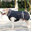 Veste d'extérieur imperméable d'hiver épaissir manteau chaud pour petit moyen grand chien vêtements pour animaux de compagnie réglables 3XL T200710
