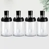 Salt Shaker Spice Bottle Glass Organizer 250ml Condiment Can med sked kök kryddor oljebehållare hem paprika förvaringslåda