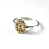 Pierścienie antykowe Women 925 Pierścień srebrny Kwiat Boho Pierścień Bride Prezenty ślubne 4183279