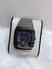 Top Ceramic square watch for men Male watches Japan quartz movement Auto Date 2427