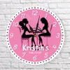 Manicure Salon Wall Clock Nail Salon Spa Personalized Wall Clock Custom Artwork Pedicure Art Nail Studio Business Wall Art Decor Y217k