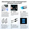 Dermabrasion nettoyage en profondeur machine de Microdermabrasion pistolet à oxygène soins de la peau ultrasons épurateur de peau