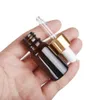 5-100 ml Glass Dropperflaska Essential Oil Perfume Bottle Flytande Dropperflaska med Rose Gold Cap Eye Dropper Container