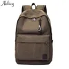 Элици роскошные мужские и женские рюкзак Vintage Canvas School Back Male Travel Bags с большими возможностями для ноутбука школьная сумка1
