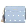 Cute Coin Purses Women's Dot Fashion Purse Pu Leather Long Zipper Wallet Card Holder Soft Wallets Female High Quality Case