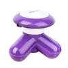 Mini masseur de tête vibrant à onde électrique avec batterie USB mignonne masseur complet du corps par DHL