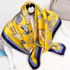 Women Square Silk Scarf 90x90cm Bandana Gift for Mother Hangzhou Pure Silk Neck Scarfs Wraps100 Real Silk Square Scarves 2010268651587