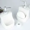 Jaar keramische vloeibare zeep dispensers emulsieplessen latex badkamer accessoires set bruiloft geschenk 211222