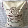 Kerstcadeaus Tassen Santa Sacks Trekkoord Tassen Canvas Candy Gift Sack Kerst Handtassen Rendieren Opbergtas Kerstversiering B7624