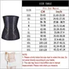 MUKATU LATEX Cintura Treinador Corset Belly Slim Shaper Shaper Modeling Strap 25 Aço Cincher Cincher Gaine Amincissante 220107