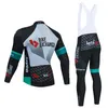 Winter 2022 BIKE Team Cycling Clothing 3D Bike Pants Set Ropa Ciclismo Mens Thermal Fleece Long Bicycling Jersey Maillot Wear