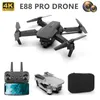 Drone DHL E88 Pro avec grand Angle HD 4K 1080P, double caméra, maintien en hauteur, Wifi RC, quadricoptère pliable, jouet cadeau