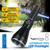 Astrolux WP3 LEP -ficklampan Långt räckvidd IPX6 LED Spotlight laddningsbart ljusfackla utomhusarbete Lykta med 21700 Batteri W2203032719137