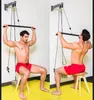 Accesorios de Fitness para gimnasio, equipo de máquina extraíble con Cable, brazo, bíceps, tríceps, mango de bláster, levantamiento de pesas, barra de entrenamiento, cuerda