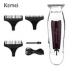 Kemei Mini Trimmer for Men Hair Maszyna do cięcia Golenie Profesjonalna strzyżenie Clipper Cutter Shaver Broda Razor Barber 220216