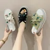 Rhinestone Kobiety kapcie Flip Flops Lato Slajdy Kobiety Buty Kryształ Diament Bling Beach Slides Sandals Casual Shoes Slip na X1020