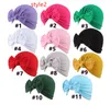 Enfant en bas âge Nouveau-né Bébé Bowknot Chapeaux Big Bows Head Wrap Caps Floral Bandeau Infant Headwrap Bonnets Enfants Gilrs Bande De Cheveux Cache-oreilles Cap G10507