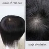 Mumupi Women Color natural Cabello liso Bang Finge Top Cierres Cierras de cabello natural en Toupee Colletes 210101089842979