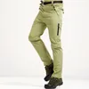 Pantaloni cargo stile militare Mens Pantaloni staccabili traspiranti impermeabili Quick Dry da uomo Pantaloni da trekking con cerniera da campeggio all'aperto 5XL 201110