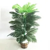 90 cm 39 teste piante tropicali grandi palme artificiale finta mostera seta foglie di palma foglie false piante per la casa decorazione da giardino1875008