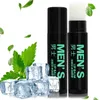 Hydrating Lip Balm dla mężczyzn Nutritive Nawilżający Naturalny Chapstick Męska Przezroczysta Mint Cytryna Pomarańczowa Zielona Herbata Spróbowane usta Opieka M