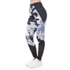 Elegante Frauen Hohe Taille Legging Camo Schwarz Dreiecke Druck Fitness Leggings Mode Frau Hosen LJ201006