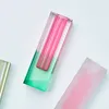 Floriddle Moderne Rainbow Pillar Bud Vaas Tafelblad Glas Vazen Luxe Decoratieve Acryl Crystal Nordic Room Decoratie Home 220226