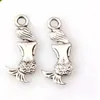 Legering Mermaid Charms Hangers voor Sieraden Maken Armband Ketting DIY Accessoires Antiek Zilver 120pcs