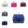 Noué Bébé Bandeaux Bonbons Couleur Nouveau-Né Headwrap Stretch Filles Large Turban DIY Chapeaux Bébé Cheveux Accessoires 15 Couleurs DW6178