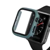 Protective Hard Case with Tempered Glass Film Screen Protector for Apple Watch Series 5/6/7 Smartwatch Full Cover Bumper