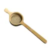 Tea Restue Infuser Anti-Scald Bambu Tea Filter Hem Tea Filtreringsverktyg LX4657