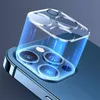3D -kamera skärmskydd härdad glas fullt omslagsfilm för iPhone 15 14 12 13 11 Pro Max 11 med detaljhandelspaket