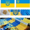 Parteiversammlungsflagge „Frieden, ich stehe mit der Ukraine“-Flagge, unterstützt ukrainisches Banner, Polyester, 90 x 150 cm, DHL-freies Schiff