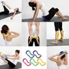 Yoga Pilates Circle Stretch Rings Home Exercise Fitness Workout Accessory Female1